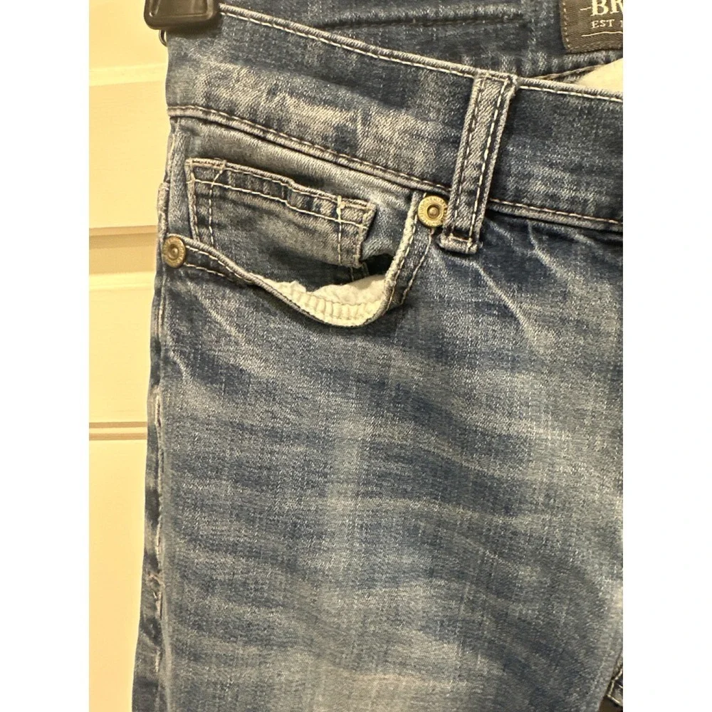 BKE Aiden Bootleg Jeans Mens 28L Medium Wash Denim Pants casual read